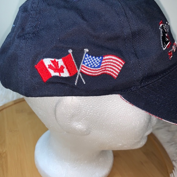 Directional Plus Baseball Cap Navy Embroidered Company Hat - Picture 2 of 6